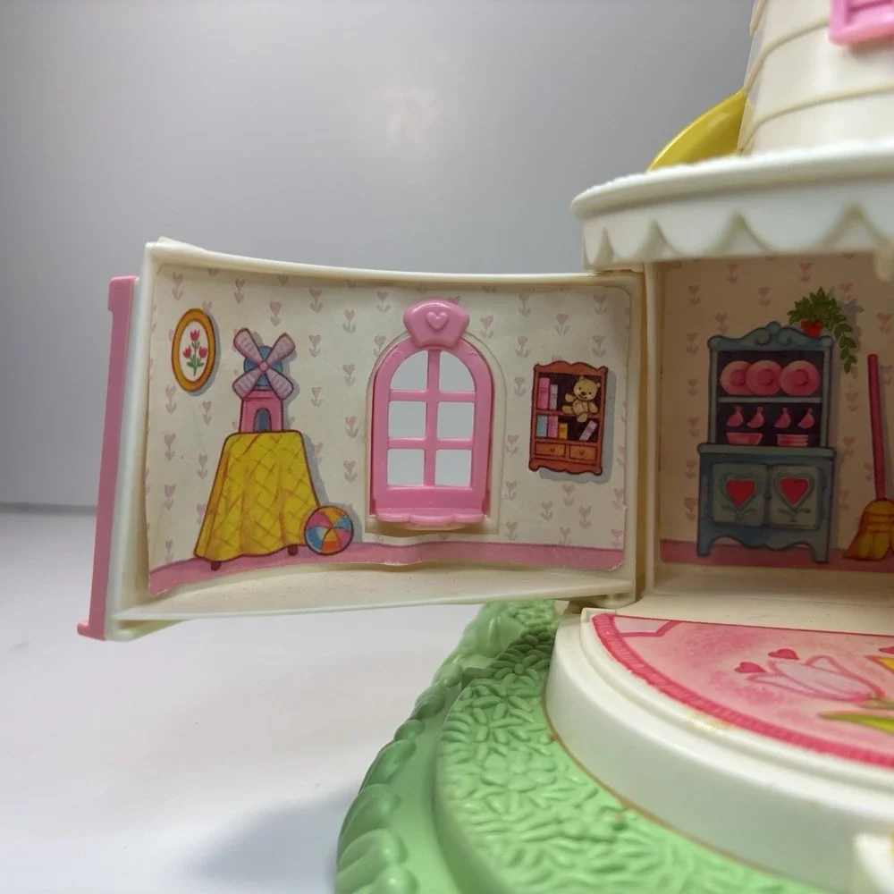 Vintage Charmkins ~ WHIPPOORWILL FLOWER MILL windmill playset ~ 1983 1984 Hasbro
